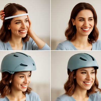 Wie misst du den Kopfumfang für den Helm korrekt?